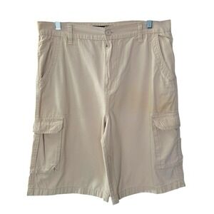 Airwalk‎ Cargo Shorts Mens Size 18 Beige Skate Y2K Cotton